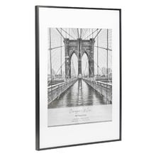 Black Blair Aluminium Photo Frame
